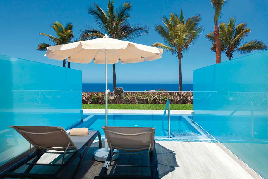 Swim-up Suites con piscina privata